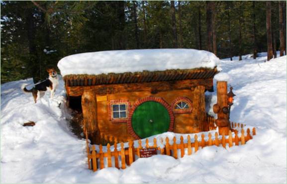 Ein märchenhaftes Hobbit-Haus