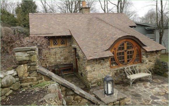 Fabelhafte Hobbit-Haus-Fassade