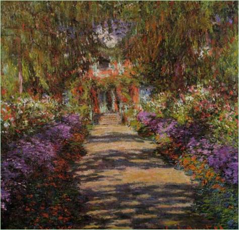 Der Garten von Claude Monet in Giverny