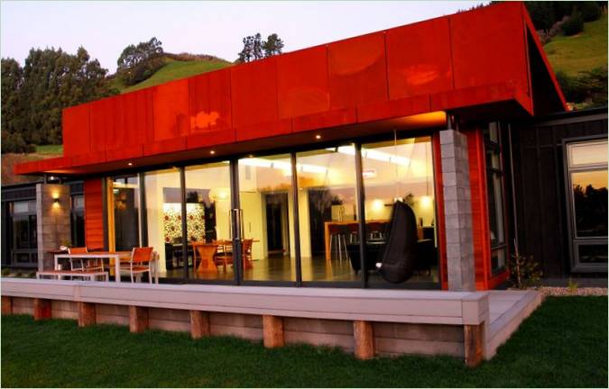 Terrasse auf der Veranda des Radman Brown House