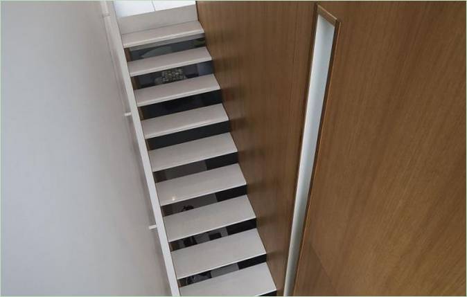 Treppe zum ersten Stock