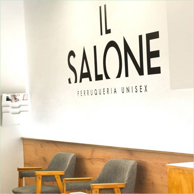 Sessel im Il Salone, einem spanischen Fotostudio in Barcelona