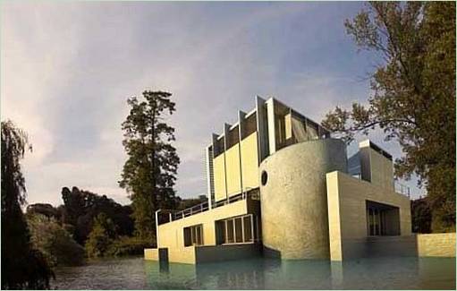 Villa auf dem Wasser von Antonio Cardilo in Frankreich