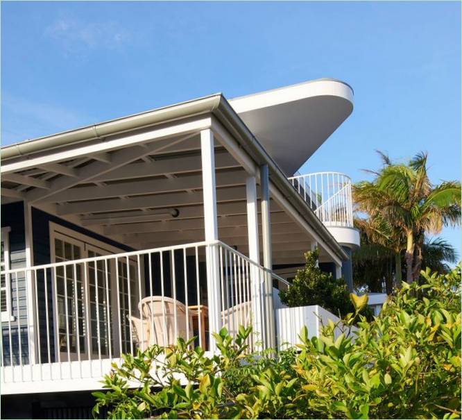 Bungalow auf Stelzen in Australien: Veranda