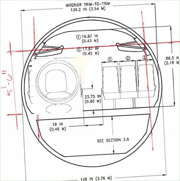 Die Zeichnung einer kreativen Pergola