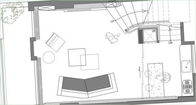 Grundriss eines Privathauses Taichung Hong Residence