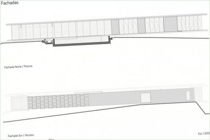 Grundrisse von Casa 7A Landhaus in Kolumbien