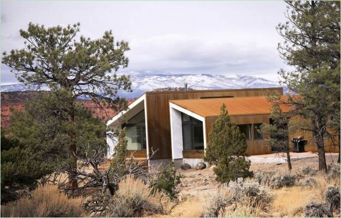 Das Äußere des Capitol Reef Hauses