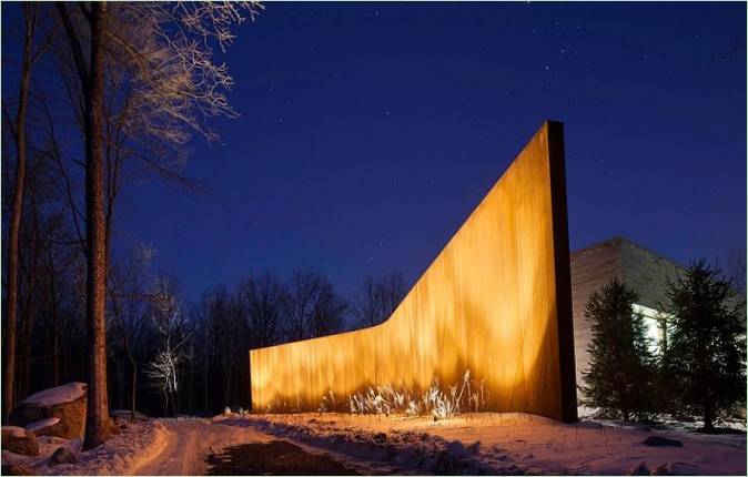 Landhaus Haus in den Wäldern in den USA