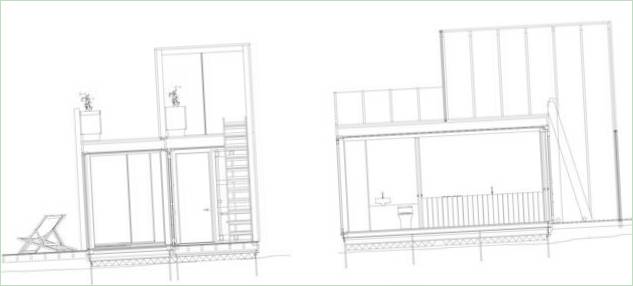 Entwurf eines Containerhauses - Plan