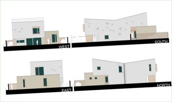 Landhausplan von Das Haus mit den bunten Lichtern in Rumänien