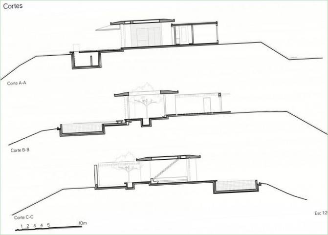 Grundrisse von Casa 7A Landhaus in Kolumbien