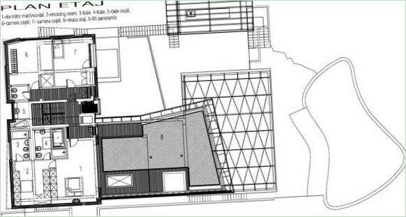 Der Plan für das Zinkhaus in Rumänien