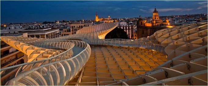 Metropol Parasol Holzstruktur