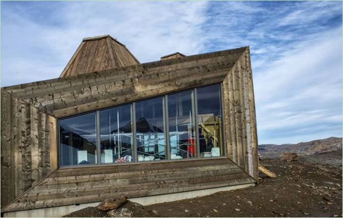 Rabothytta-Ferienhäuser in den Bergen Nordnorwegens mit Panoramafenstern