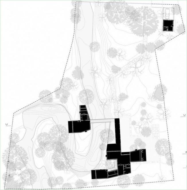 Grundrisse eines einzigartigen Herrenhauses von Architecture Brio