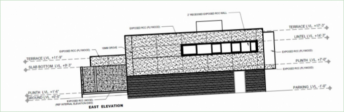 Schematische Darstellung des Shah-Hauses von Modo Designs