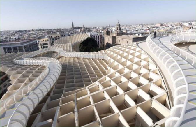 Ein Blick vom Metropol Parasol