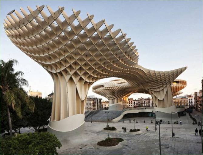 Architektonischer Entwurf für den Metropol Parasol