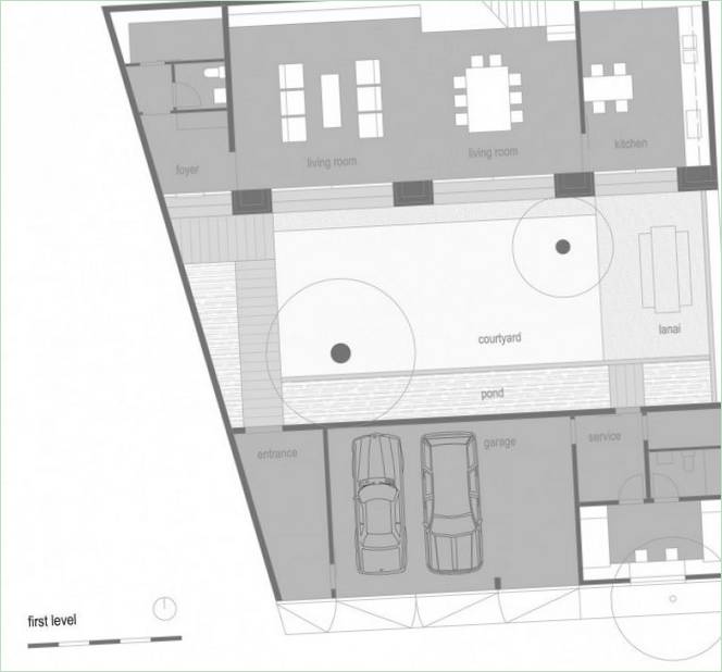 Ethnischer Hausplan