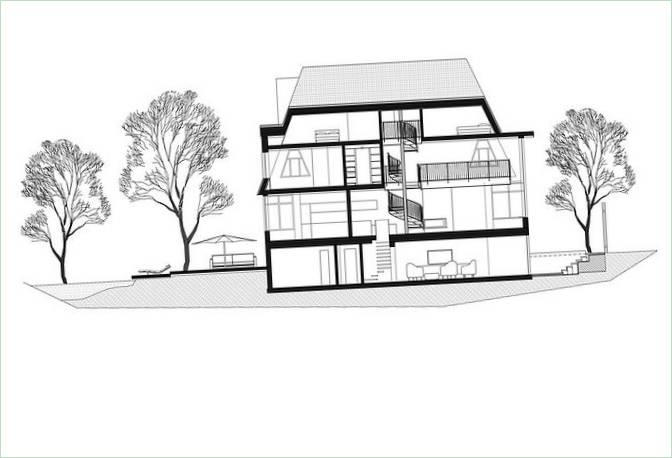 Projektplan des Hauses N