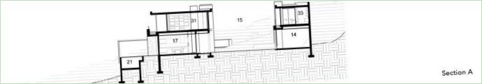 Plan des Hillside House