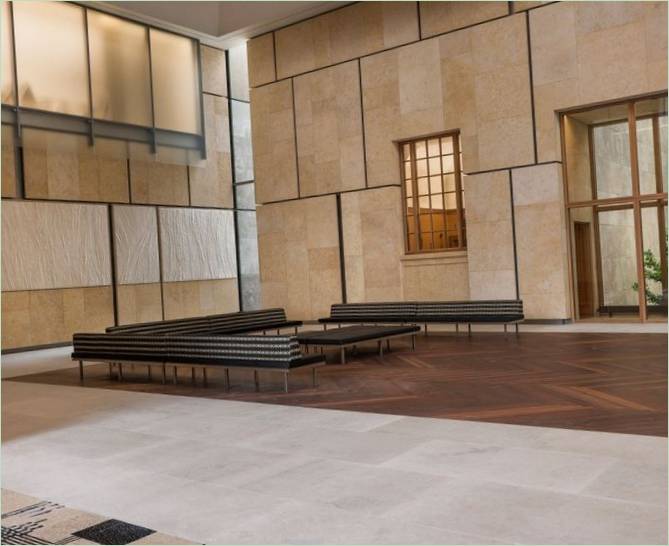 Das Galeriegebäude der Barnes Foundation von Tod Williams Billie Tsien Architect