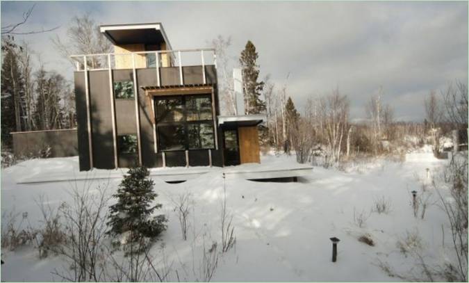 Rierson Cabin privates Wohngebäude von Salmela Architect, Toft, Minnesota, USA