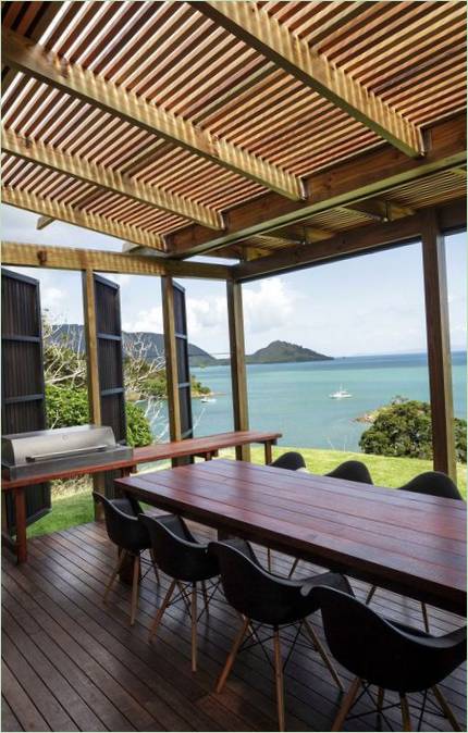 Meerblick aus den Fenstern des Castle Rock House