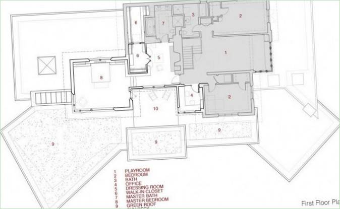 Plan der Chestnut Hill Residenz