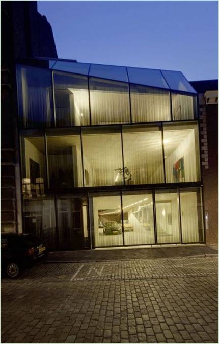 Innenarchitektur des V'-Hauses von Wiel Arets Architects Maastricht, Niederlande