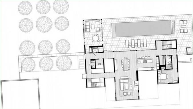 Privater Wohnsitz 4 Springs Lane Schematische Darstellung