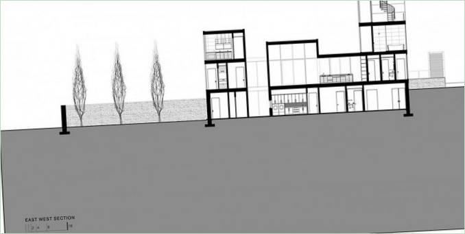 Privater Wohnsitz 4 Springs Lane Schematische Darstellung