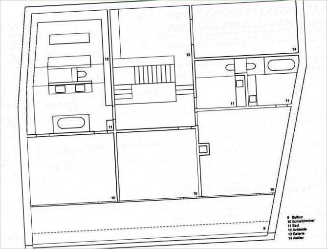 Grundriss erstes Stockwerk