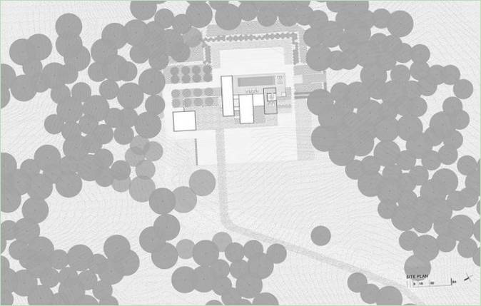 Privates Wohnhaus 4 Springs Lane schematische Darstellung