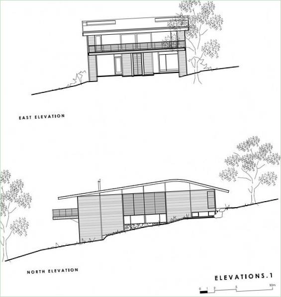 Citriodora House Holzhäuschen schematische Darstellung