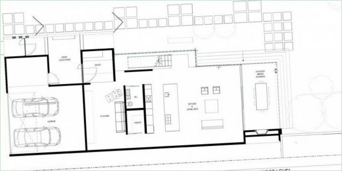 Grundriss der Wohnung - Erdgeschoss