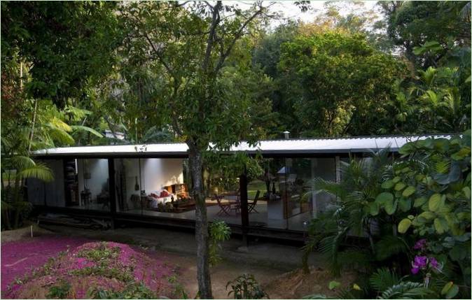 Haus Varanda erstaunliches Glashaus in Rio de Janeiro in Brasilien