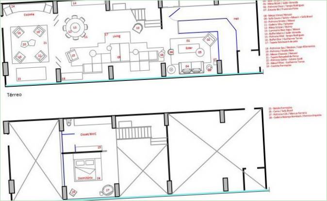 Private Loft 44 schematische Darstellung