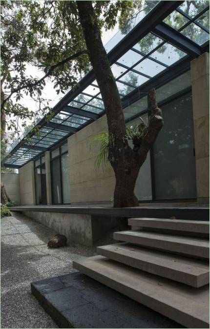 Innenarchitektur für ein einzigartiges umweltfreundliches Haus in Tepoztlan, Mexiko, Mexiko