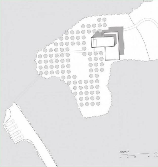 Der Lageplan des Tower House