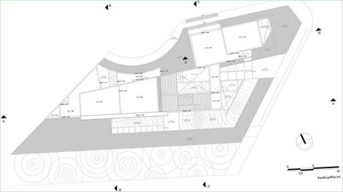 Grundriss eines Einfamilienhauses PL2 in Merida