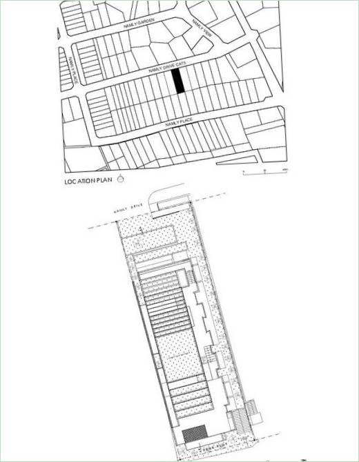 Innenraum des Hauses Namly von CHANG Architects, Chicago, USA