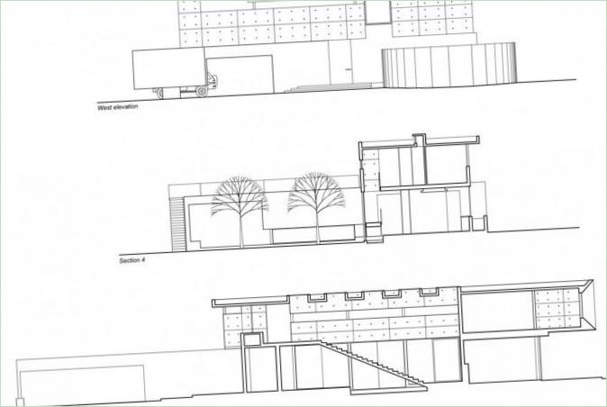 Planung eines Hauses im Wald, Chicureo, Chile