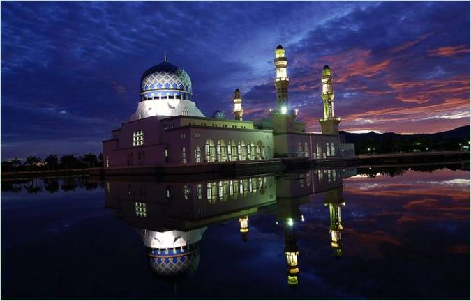 Spektakulärer Blick auf die Moschee