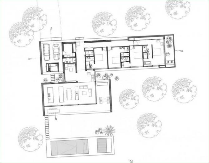 Innenarchitektur eines Herrenhauses in Portugal