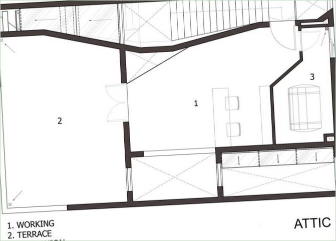 Faltwandhaus Plan von NHA DAN ARCHITECT