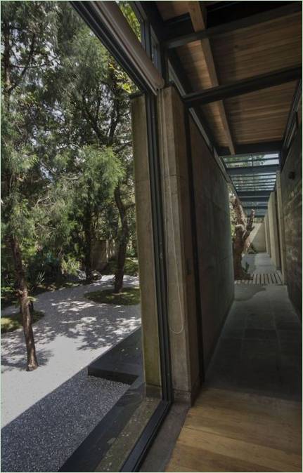 Innenarchitektur für ein einzigartiges umweltfreundliches Haus in Tepoztlan, Mexiko, Mexiko