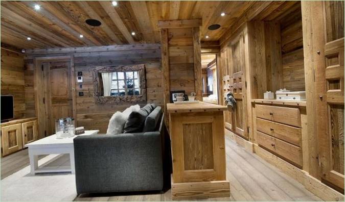 Das Haus Le Petit Chateau in den französischen Alpen in Courchevel