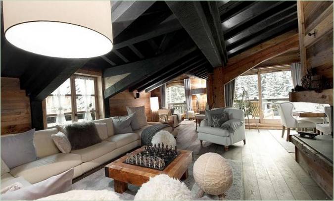 Haus "Le Petit Chateau" in den französischen Alpen in Courchevel